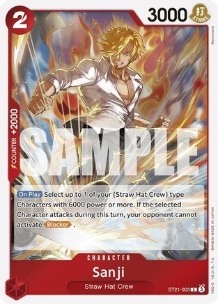 Sanji (ST21-003) (Foil)