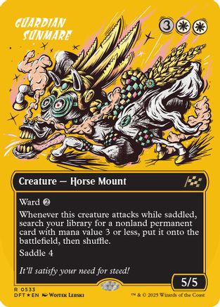 Guardian Sunmare (Borderless) (First-Place Foil) (DFT-533)