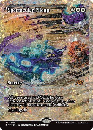 Spectacular Pileup (Showcase) (Fracture Foil) (DFT-408) (Foil)