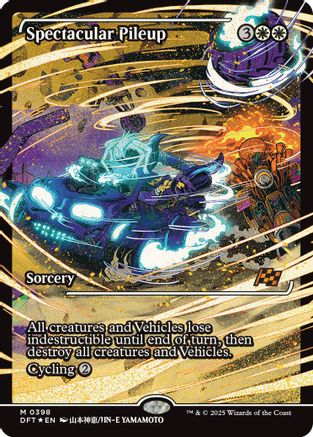 Spectacular Pileup (Showcase) (DFT-398) (Foil)