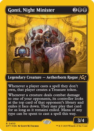 Gonti, Night Minister (First-Place Foil) (DFT-450) (Foil)