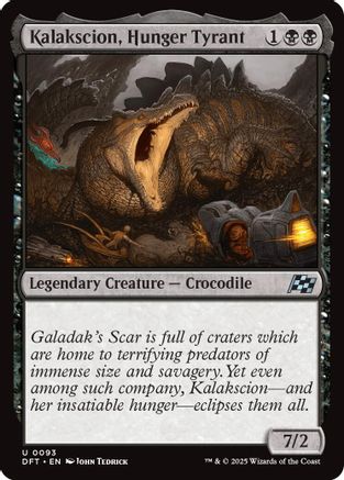 Kalakscion, Hunger Tyrant (DFT-093) (Foil)
