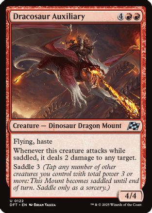 Dracosaur Auxiliary (DFT-122) (Foil)