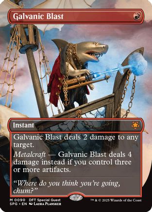Galvanic Blast (Borderless) (SPG-090) (Foil)