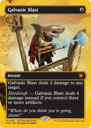 Galvanic Blast (Borderless) (First-Place Foil) (SPG-010) (Foil)