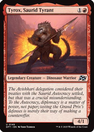 Tyrox, Saurid Tyrant (DFT-149) (Foil)