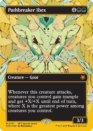 Pathbreaker Ibex (Borderless) (First-Place Foil) (SPG-101) (Foil)