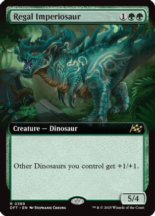Regal Imperiosaur (Extended Art) (DFT-389) (Foil)
