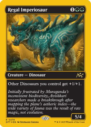 Regal Imperiosaur (First-Place Foil) (DFT-470)