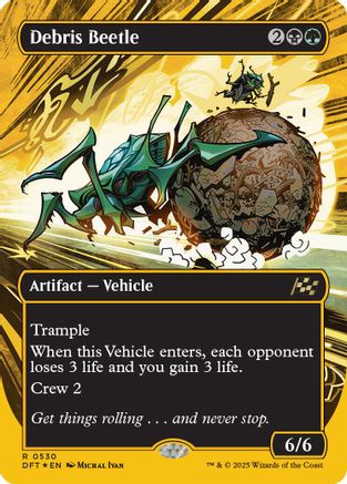 Debris Beetle (Borderless) (First-Place Foil) (DFT-530)