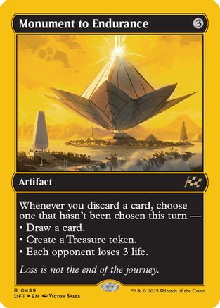Monument to Endurance (First-Place Foil) (DFT-499) (Foil)