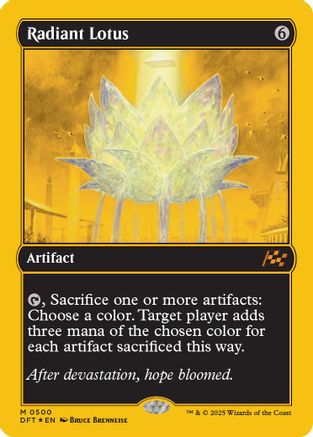 Radiant Lotus (First-Place Foil) (DFT-500)