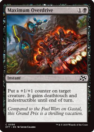 Maximum Overdrive (DFT-096) (Foil)