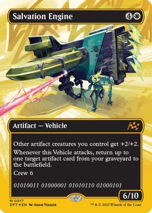 Salvation Engine (Borderless) (First-Place Foil) (DFT-517)