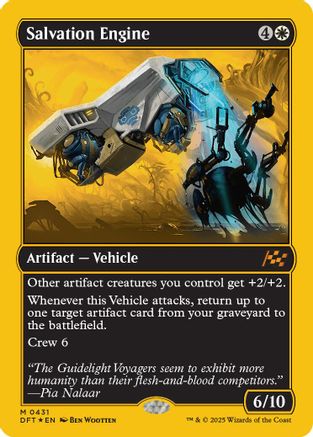 Salvation Engine (First-Place Foil) (DFT-431) (Foil)