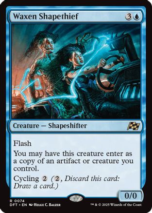 Waxen Shapethief (DFT-074) (Foil)