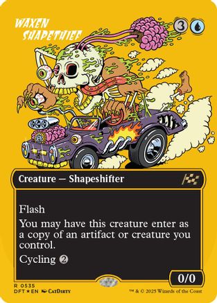 Waxen Shapethief (Borderless) (First-Place Foil) (DFT-535)