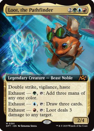 Loot, the Pathfinder (Extended Art) (DFT-391) (Foil)