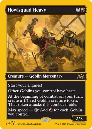 Howlsquad Heavy (First-Place Foil) (DFT-463) (Foil)