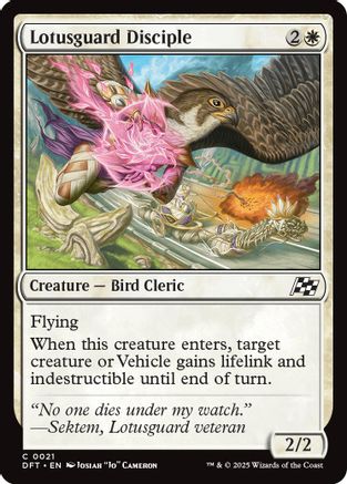 Lotusguard Disciple (DFT-021) (Foil)