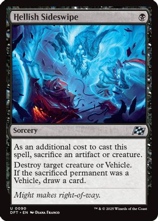 Hellish Sideswipe (DFT-090) (Foil)