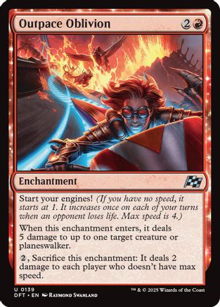 Outpace Oblivion (DFT-139) (Foil)