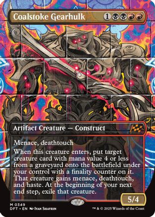 Coalstoke Gearhulk (Borderless) (DFT-349) (Foil)