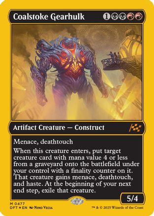 Coalstoke Gearhulk (First-Place Foil) (DFT-477)