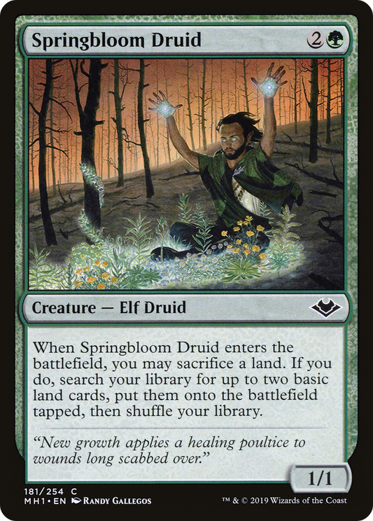Springbloom Druid (MH1-181) (Foil)