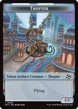 Thopter (0009) // Treasure Double-Sided Token (DFT-9 // 11)