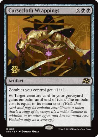 Cursecloth Wrappings (PRE-081) (Foil)