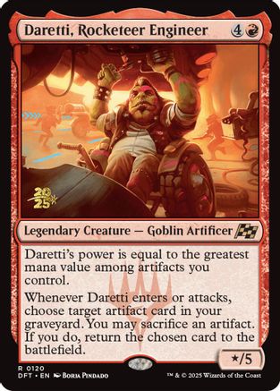 Daretti, Rocketeer Engineer (PRE-120) (Foil)