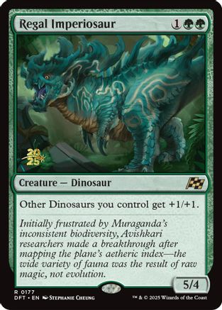 Regal Imperiosaur (PRE-177) (Foil)