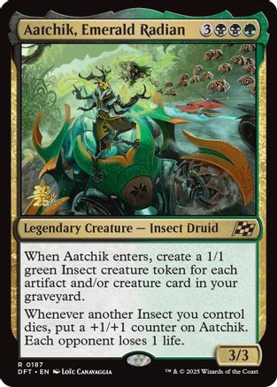 Aatchik, Emerald Radian (PRE-187) (Foil)