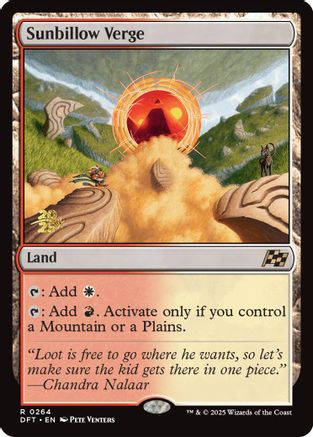 Sunbillow Verge (PRE-264) (Foil)