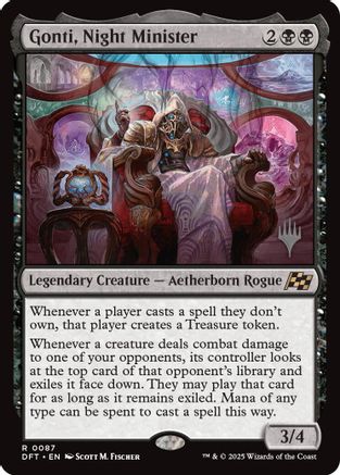 Gonti, Night Minister (PPDFT-087) (Foil)