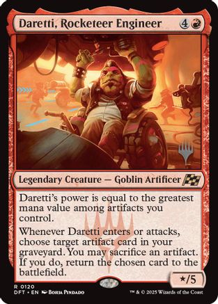 Daretti, Rocketeer Engineer (PPDFT-120) (Foil)