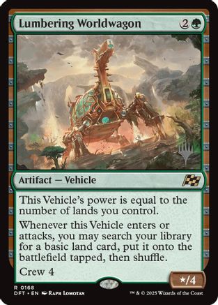 Lumbering Worldwagon (PPDFT-168) (Foil)