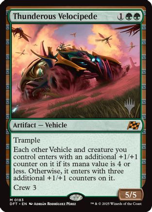 Thunderous Velocipede (PPDFT-183) (Foil)