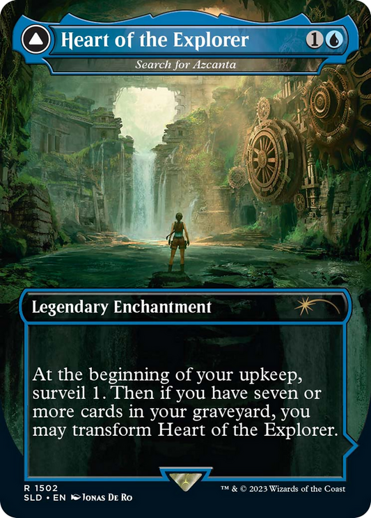 Search for Azcanta // Azcanta, the Sunken Ruin (SLD-1502) (Borderless) (Foil)
