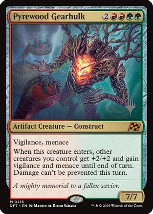 Pyrewood Gearhulk (PPDFT-216) (Foil)