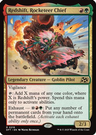 Redshift, Rocketeer Chief (PPDFT-218)