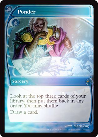 Ponder (Future Sight) (SLD-002) (Foil)