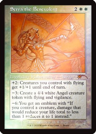 Serra the Benevolent (Retro Frame) (SLD-001) (Foil)