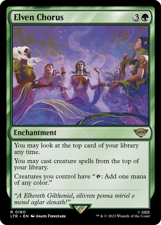 Elven Chorus (LTR-160) (Foil)