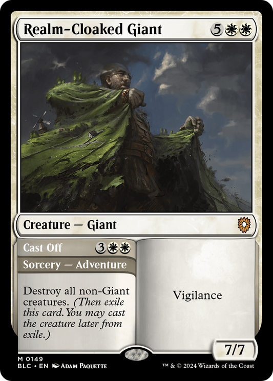 Realm-Cloaked Giant // Cast Off (BLC-149)