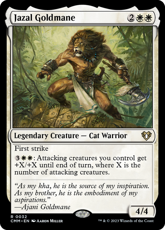 Jazal Goldmane (CMM-032) (Foil)