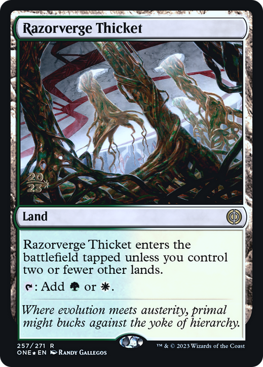 Razorverge Thicket (PRE-257S) (Foil)