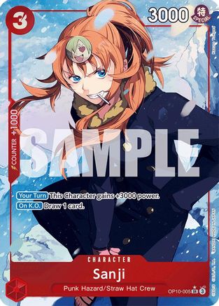 Sanji (Parallel) (OP10-005) (Foil)