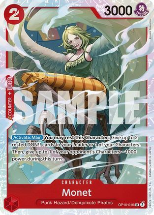 Monet (OP10-016) (Foil)